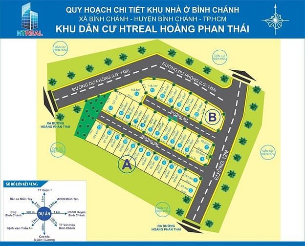 Hình ảnh Chỉ còn 1 Lô giá rẻ nhất KDC Htreal Hoàng Phan Thái - Bình Chánh !