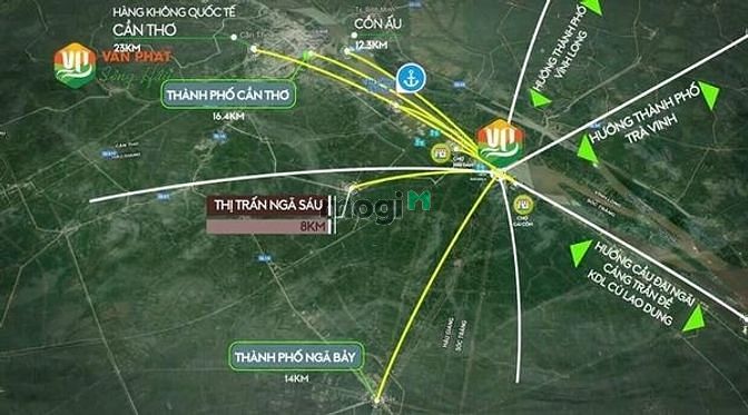 Hình ảnh Khu Dân Cư Ven Sông Vạn Phát Sông Hậu