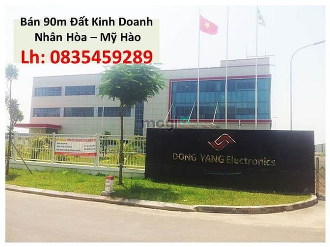 Hình ảnh Đất đẹp kinh doanh tốt, đối diện công ty DONG YANG, Nhân Hòa, Mỹ Hào: