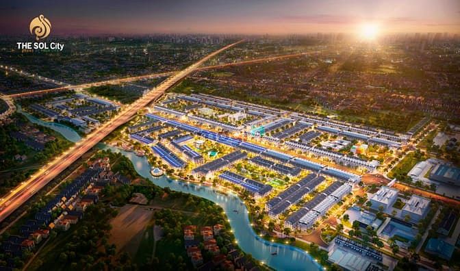 Hình ảnh Đất Nền Dự Án The Sol City Cần Giuộc Long An