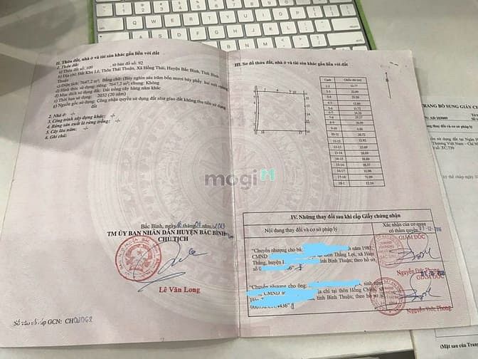 Hình ảnh Đất Hồng Thái Bình Thuận có sổ mặt tiền đường đất 130k/m3