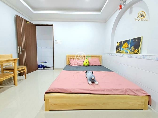 Hình ảnh Mb6623 nạp rút nhanh chóng mini cửa sổ lớn thoáng, full nội thất gỗ, gần Vạn Hạnh Mall.