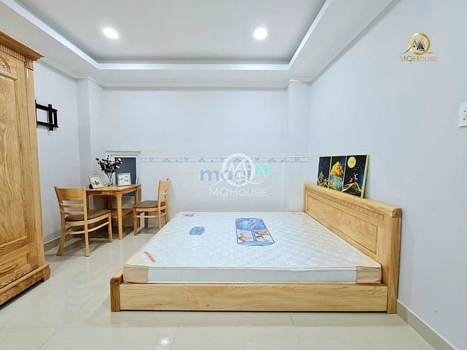 Hình ảnh Mb6623 nạp rút nhanh chóng mini cửa sổ lớn thoáng, full nội thất gỗ, gần Vạn Hạnh Mall.