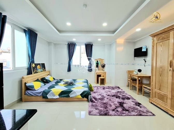 Hình ảnh Mb6623 nạp rút nhanh chóng mini cửa sổ lớn thoáng, full nội thất gỗ, gần Vạn Hạnh Mall.