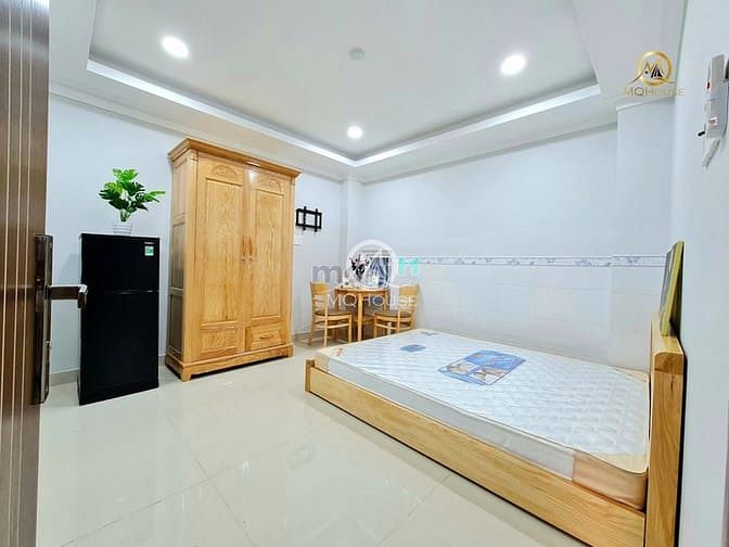 Hình ảnh Mb6623 nạp rút nhanh chóng mini cửa sổ lớn thoáng, full nội thất gỗ, gần Vạn Hạnh Mall.