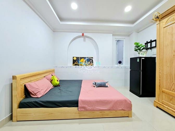 Hình ảnh Mb6623 nạp rút nhanh chóng mini cửa sổ lớn thoáng, full nội thất gỗ, gần Vạn Hạnh Mall.