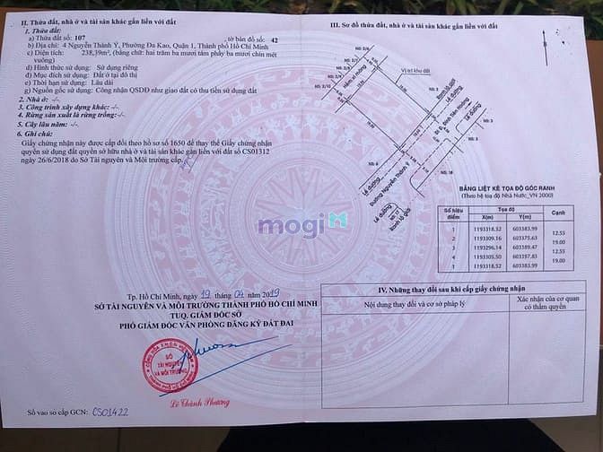 Hình ảnh SIÊU PHẨM Q1 - Chính Chủ Bán 238 m2 Đất 2 Mặt Tiền Trung Tâm P. Đa Kao