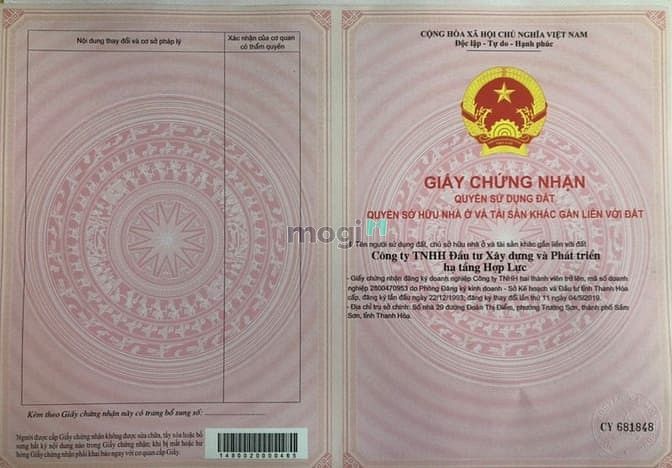 Hình ảnh Bán đất nền dự án trung tâm thành phố Thanh hóa