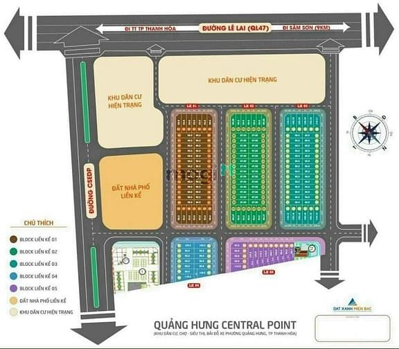 Hình ảnh Bán đất nền dự án trung tâm thành phố Thanh hóa