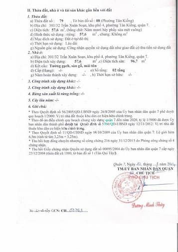 Hình ảnh Nhà 2 lầu,sân thượng,  301/ Trần Xuân Soạn
