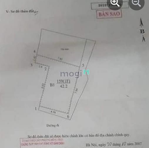 Hình ảnh Bán đất mặt ngõ 184 Đê Trần Khát Chân, 42m2, lô góc, ô tô, KD, 4,3 tỷ