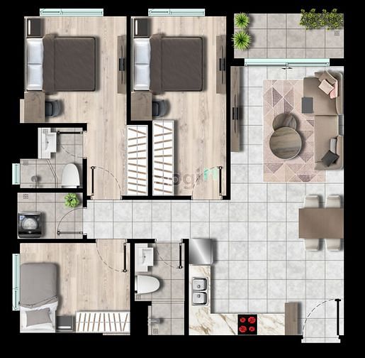 Hình ảnh Giỏ Hàng WESTGATE An Gia VIEW đẹp nhất - Nhận đặt chổ Block THAMES
