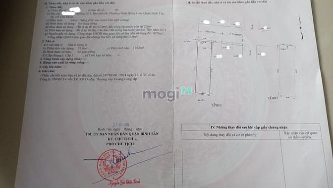 Hình ảnh Bán nhà 4x16, hẻm 5m Đ.sô 3, P. Bình hưng hòa