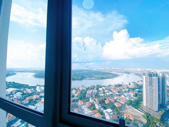 Hình ảnh Cho Thuê Căn Hộ Masteri Thảo Điền 65m² 2PN Tầng Cao View Sông