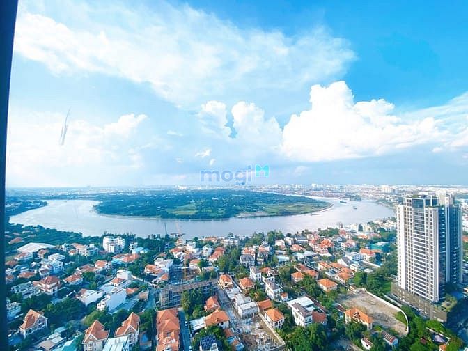 Hình ảnh Cho Thuê Căn Hộ Masteri Thảo Điền 65m² 2PN Tầng Cao View Sông