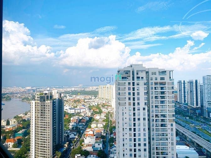 Hình ảnh Cho Thuê Căn Hộ Masteri Thảo Điền 65m² 2PN Tầng Cao View Sông