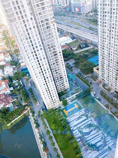 Hình ảnh Cho Thuê Căn Hộ Masteri Thảo Điền 65m² 2PN Tầng Cao View Sông