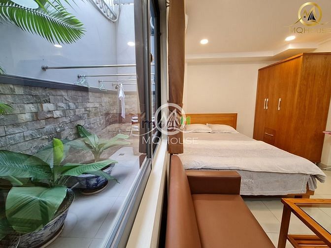Hình ảnh CĂN HỘ full nội thất, ban công sân vườn cực chill sát chợ Tân Định Q1