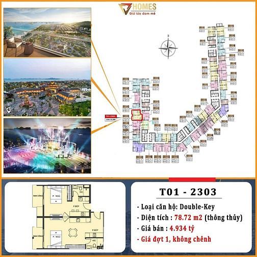 Hình ảnh Mở bán căn Double Key view số 4 siêu HOT tòa tháp đôi 50 tầng
