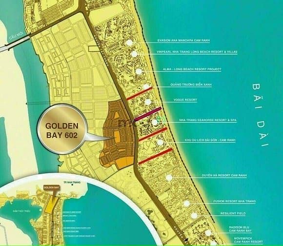 Hình ảnh Đất nền View hồ cảnh quan giá mềm, Goldenbay 602