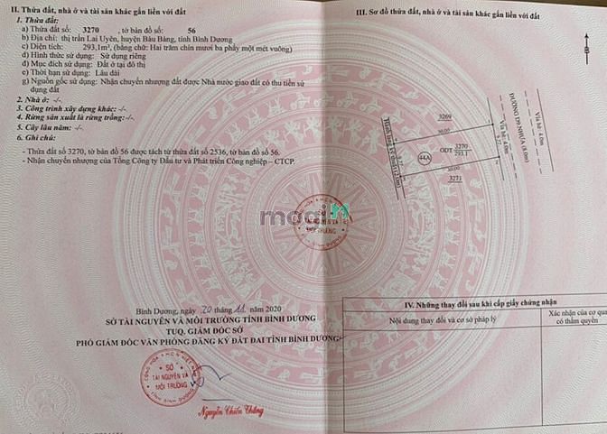 Hình ảnh Bán đất thổ cư ,SHR. đường D9, TTHC Bàu Bàng,