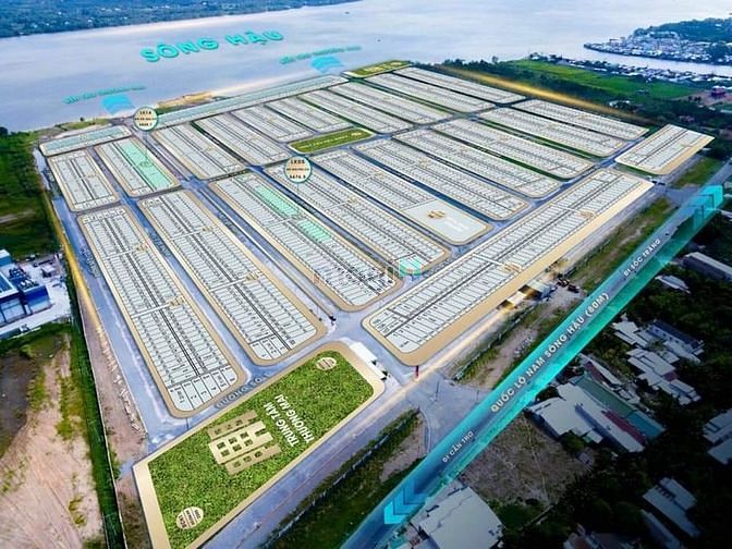 Hình ảnh Khu đô Thị Vạn Phát Ven Sông Hậu