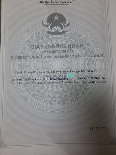 Hình ảnh Bán nhà mặt tiền đường Phan Huy Ích