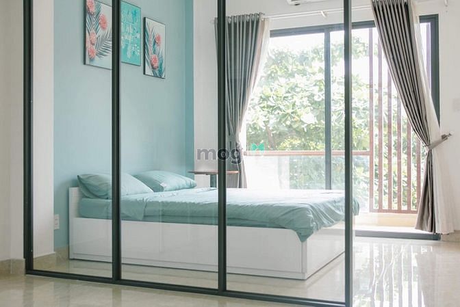 Hình ảnh CHDV 100% MỚI NỘI THẤT 1PN_ban công_máy giặt riêng