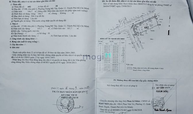 Hình ảnh Bán nhà cấp 4, 2 hẻm Oto, Đối diện Cv phần Mềm QT, Q12, CC