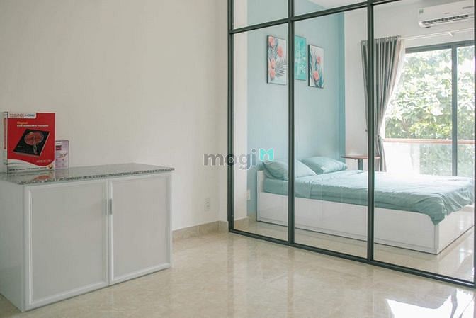 Hình ảnh CHDV 100% MỚI NỘI THẤT 1PN_ban công_máy giặt riêng