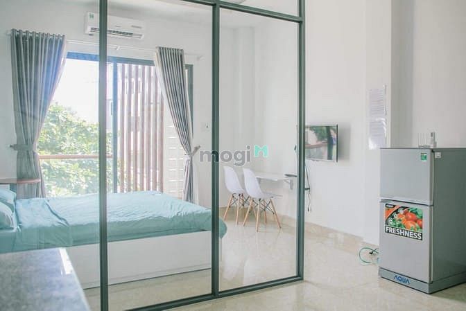 Hình ảnh CHDV 100% MỚI NỘI THẤT 1PN_ban công_máy giặt riêng