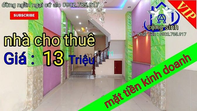 Hình ảnh 📢🔊 Cho thuê nhà mặt tiền đường Số Lê Văn Quới