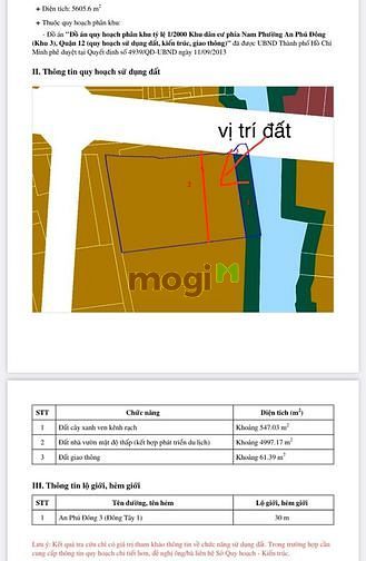 Hình ảnh Bán Gấp Đất 1388m2 Đất An Phú Đông 3 Quận 12