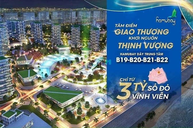 Hình ảnh Đất nền view biển sổ đỏ lâu dài hamubay phan thiết, giá chỉ từ 3 tỷ