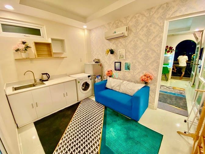 Hình ảnh Cho thuê Trang Chủ MB66.COM / Đăng Ký Tặng 66K 1PN - Máy giặc riêng - Bếp rộng - Balcony - Bình Thạnh