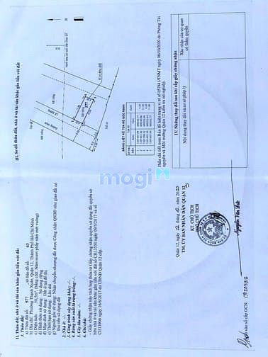 Hình ảnh Bán đất đường 6m Thạnh Xuân 21, Quận 12. Thổ cư 50.5m gần chợ Minh Phá