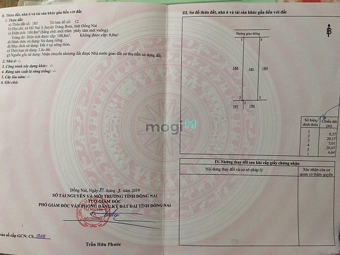 Hình ảnh Ngân hàng VIB thanh lý đất giá rẻ tại TP Biên Hòa, sổ đỏ thổ cư