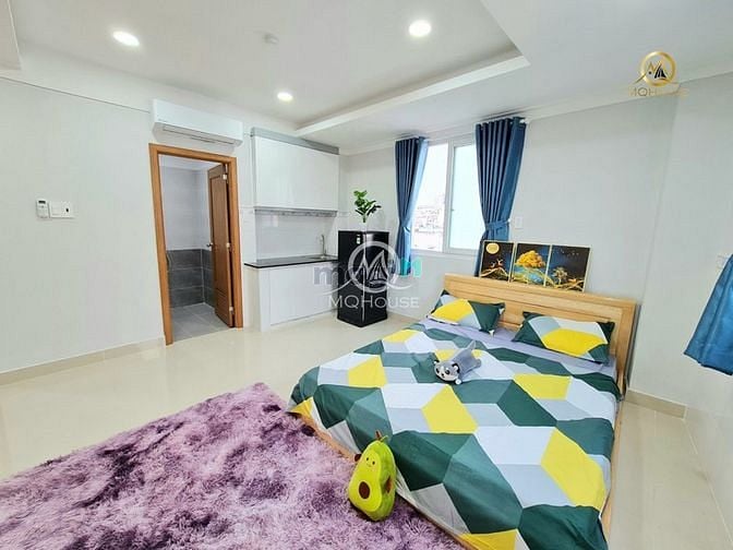 Hình ảnh Studio cửa sổ thoáng mát, THANG MÁY, New 100%, hẻm ô tô, Quận 1