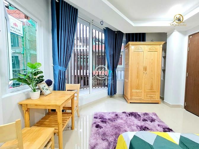 Hình ảnh Studio cửa sổ thoáng mát, THANG MÁY, New 100%, hẻm ô tô, Quận 1