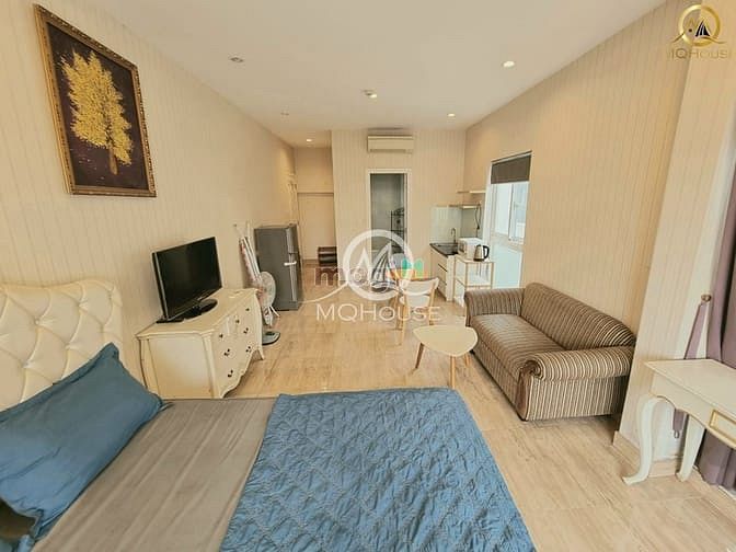 Hình ảnh Căn Hộ Bao Phí Chỉ Tính Điện Full Nội Thất từ A-Z, Ban Công View Chill
