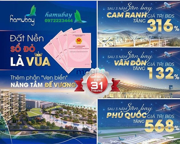 Hình ảnh Sở hữu SỔ ĐỎ Đất nền Nhà phố, Biệt thự mặt biển Phan Thiết chỉ 985trệu