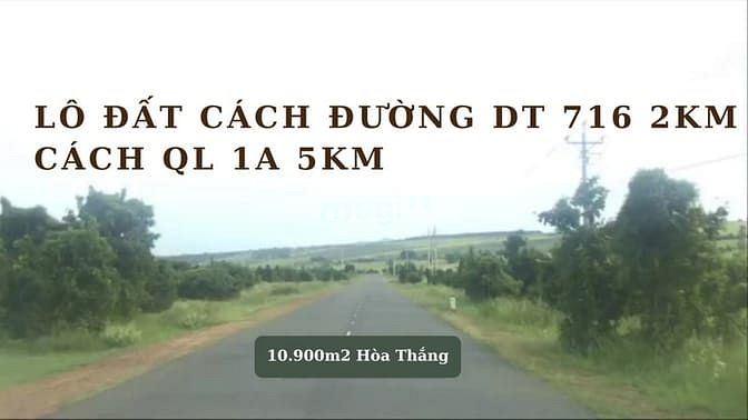 Hình ảnh Đất Mb6666 game giải trí miễn phí Bình Thuận, 10.900m2 xã Hòa Thắng Sổ Đỏ
