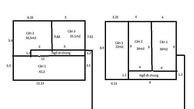 Hình ảnh Bán nhà Giáp Nhị, 114m2, chia 3 lô, gần phố, 6,7 tỷ
