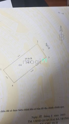 Hình ảnh Bán đất Minh Khai, 60m2, mt 4m, ô tô tránh, kinh doanh, 8,8 tỷ