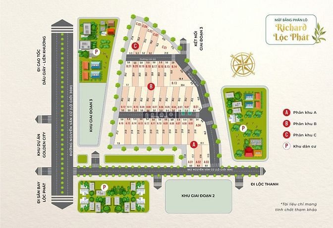 Hình ảnh Bán đất nền KDC Richard Lộc Phát kế. bên ĐƯờng bay Bảo Lộc