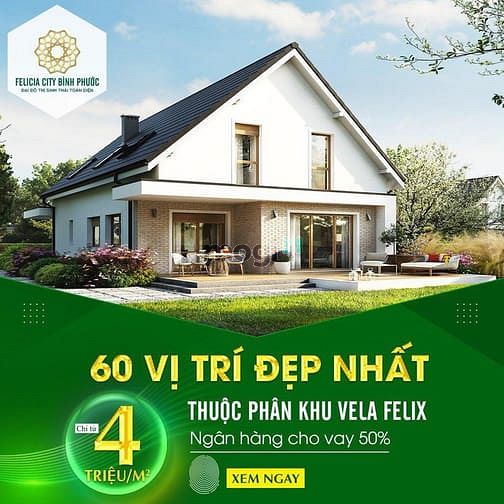 Hình ảnh đất nền khu đô thiFELICIA BÌNH PHƯỚC giá chỉ từ 400tr/nền full thổ cư