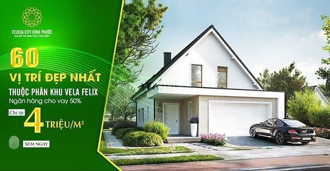 Hình ảnh đất nền khu đô thiFELICIA BÌNH PHƯỚC giá chỉ từ 400tr/nền full thổ cư