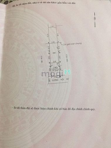 Hình ảnh Bán đất Ngọc Hà, 37m2, ngõ ba gác,4,7 tỷ