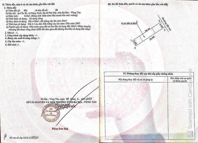 Hình ảnh Đất cần bán gấp tại Sông Xoài Cù Bị thổ cư sổ hồng riêng