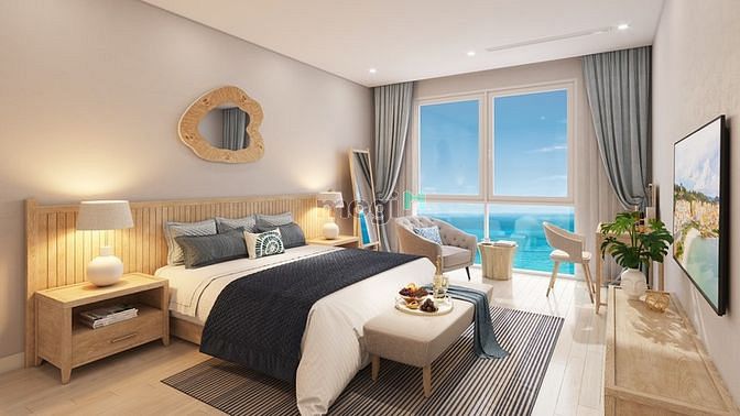 Hình ảnh Chung cư thành phố Phú Quốc 48m2, 2PN, VIEW BIỂN 100%